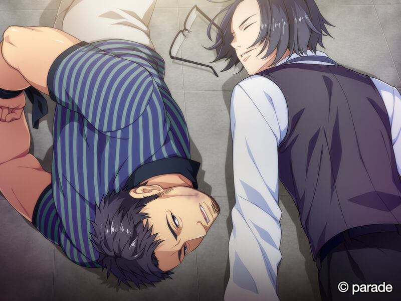 Kouichi and Ryu knocked out on the floor...?